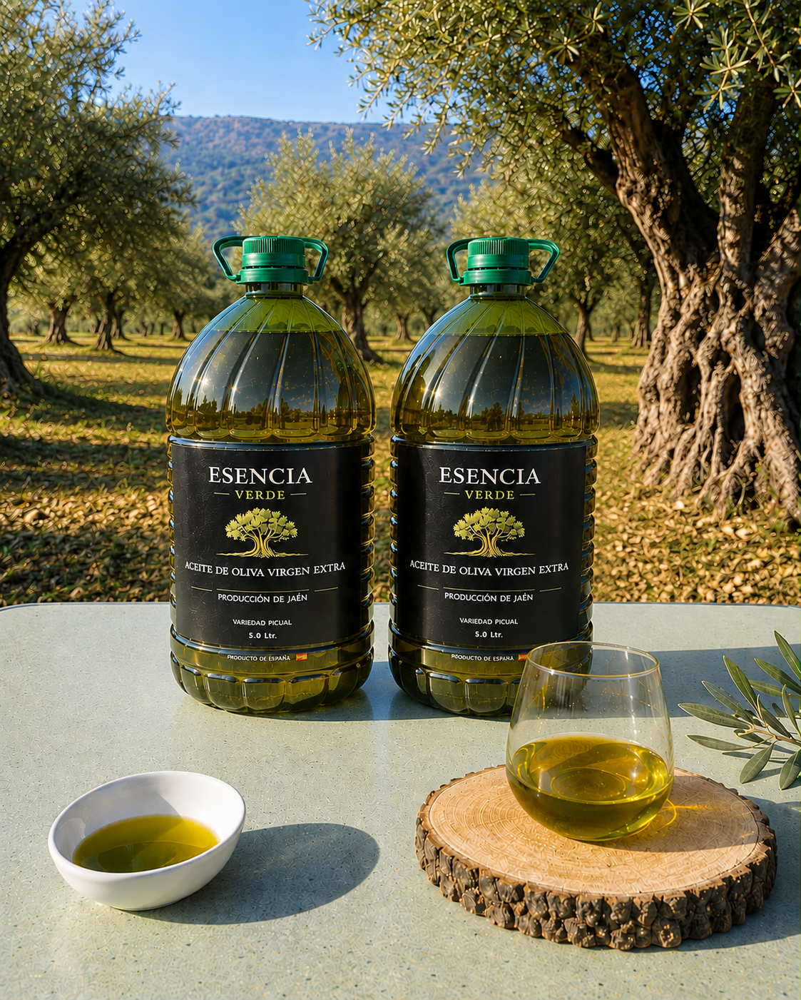 ¡Pack Ahorro 2 Garrafas De 5 Litros! - AOVE de Jaén (Variedad Picual Calidad Premium Cosecha 2025/26)