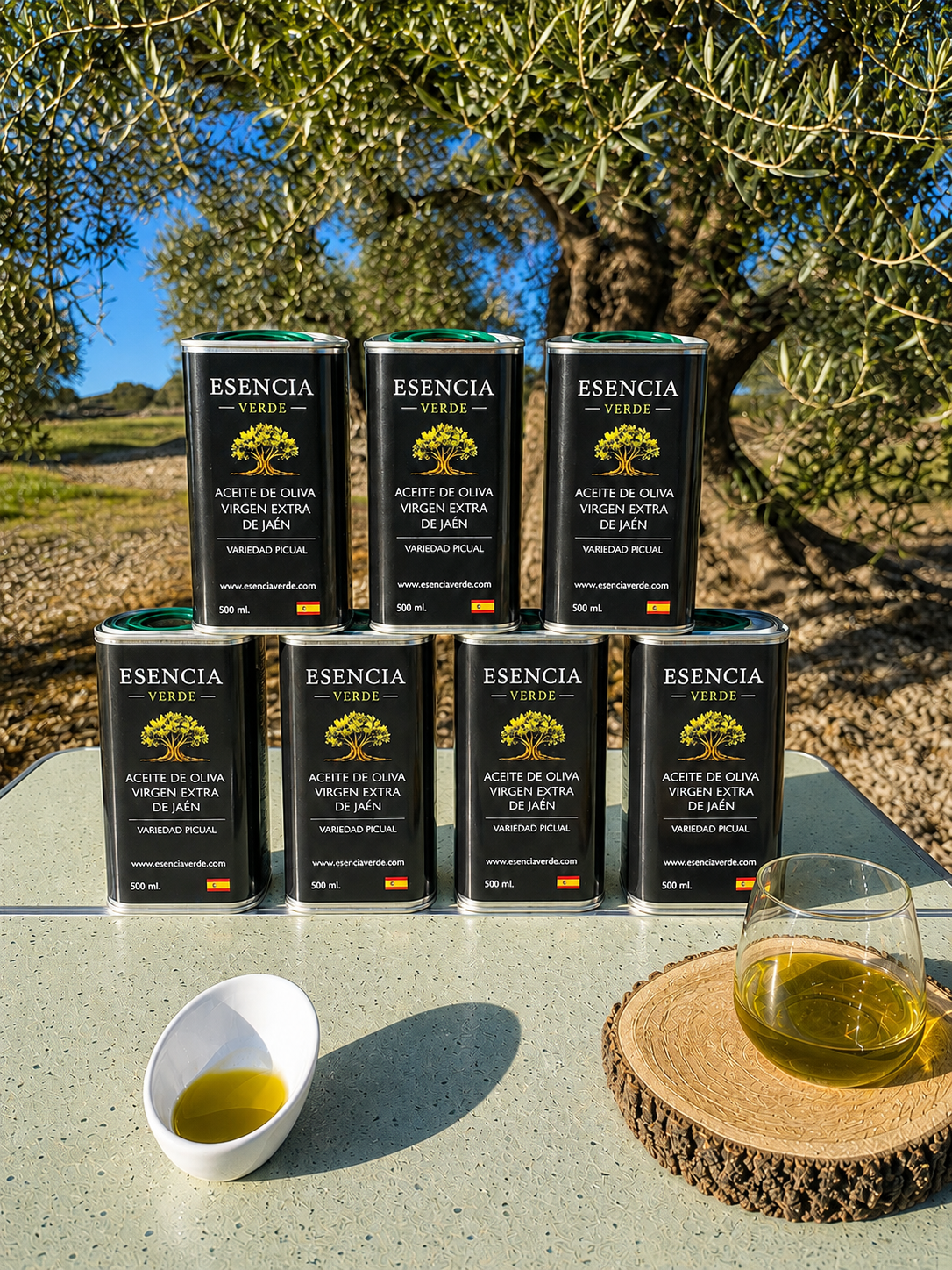 ¡Pack Ahorro 7 Latas de 500ml! - AOVE de Jaén (Variedad Picual Calidad Premium Cosecha 2025/26)