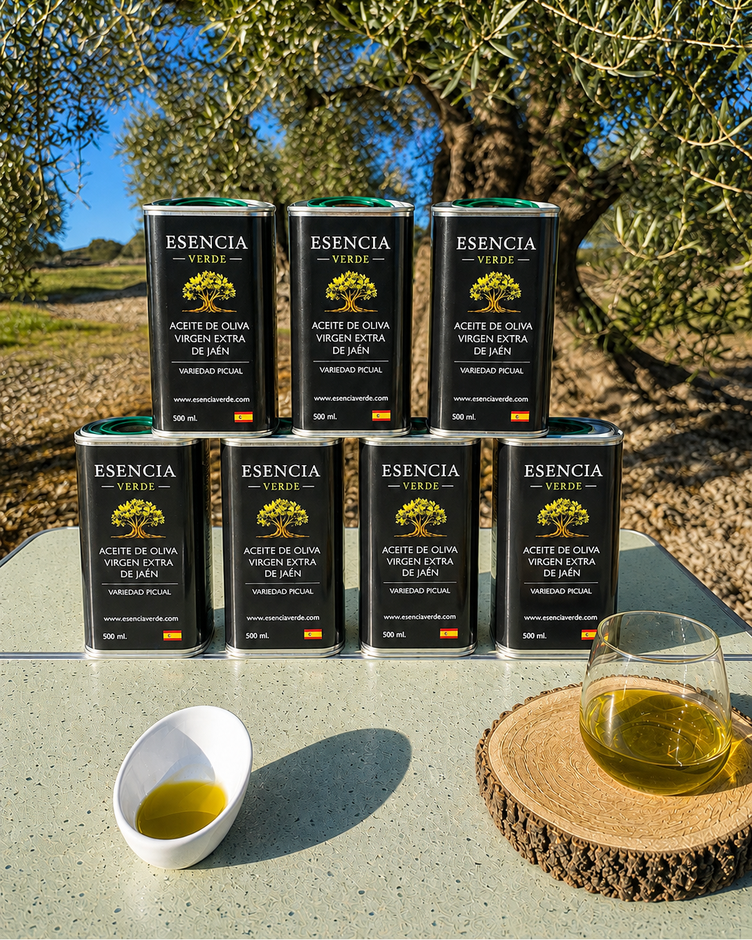 ¡Pack Ahorro 7 Latas de 500ml! - AOVE de Jaén (Variedad Picual Calidad Premium Cosecha 2025/26)