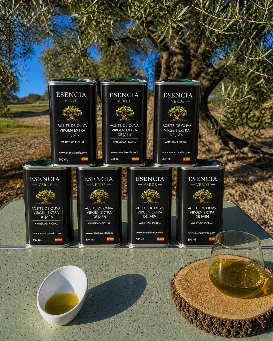 ¡Pack Ahorro 7 Latas de 500ml! - AOVE de Jaén (Variedad Picual Calidad Premium Cosecha 2025/26)